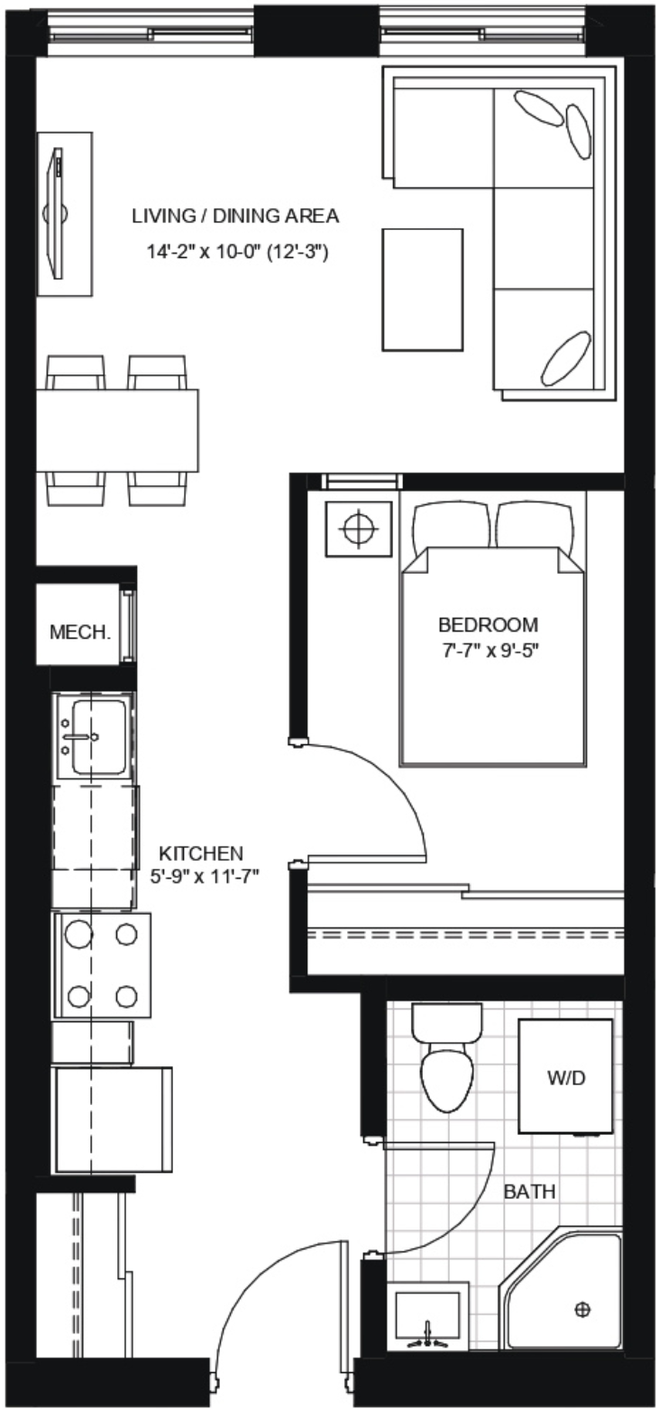 1 Wellington St. Unit 705